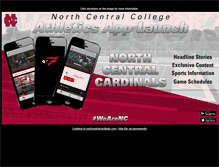Tablet Screenshot of northcentralcardinals.com